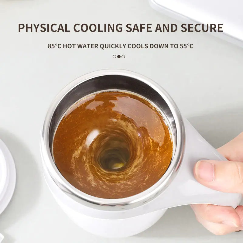 Rechargeable Automatic Stirring Coffee Cup - Glide Goods LLC
