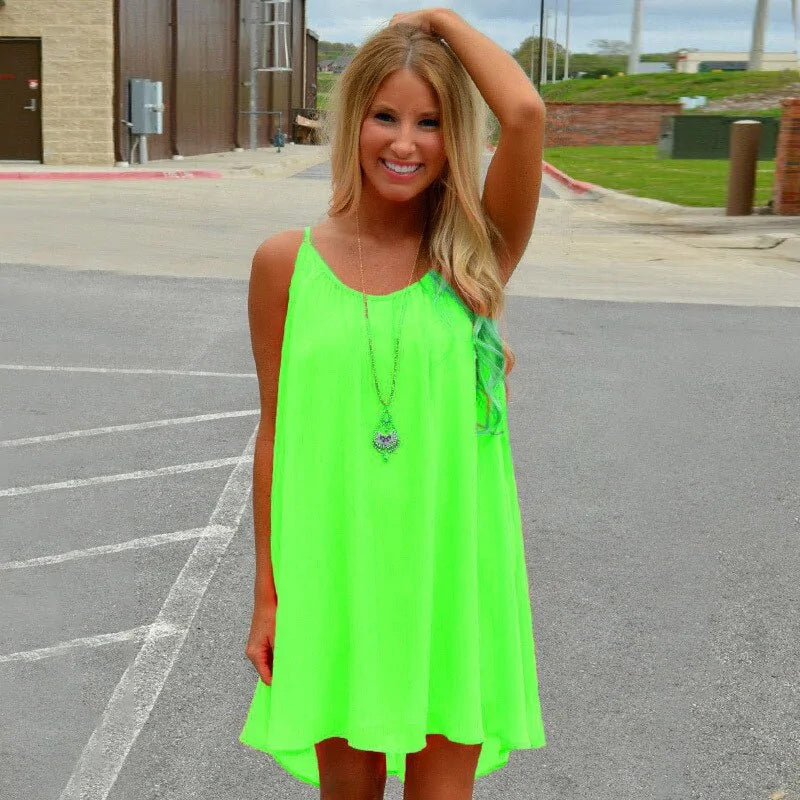 Beach Chiffon Dress - Glide Goods LLC