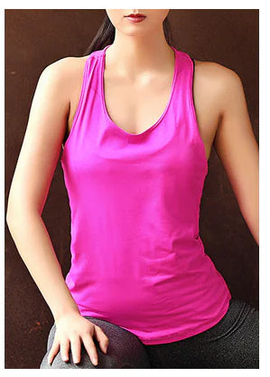 Casual Sleeveless Women  Yoga Shirts - Glide Goods LLC