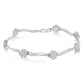 A radiant blend of elegance and timeless beauty in sterling silver and diamonds. - Glide Goods LLC