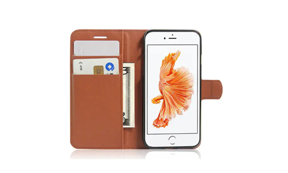 iPhone Solid Case with Wallet And Stand - Glide Goods LLC