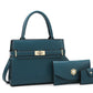 3-Piece Women's Handbag Set with Quality Leather - Glide Goods LLC