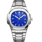 Mechanical Solid Steel Band Luminous Men's Watch with Calendar - Glide Goods LLC