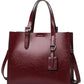 Genuine Leather Women's Tote Bag (One Piece) - Glide Goods LLC