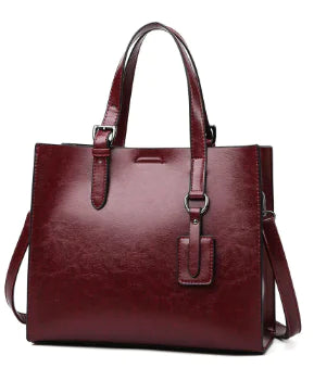 Genuine Leather Women's Tote Bag (One Piece) - Glide Goods LLC