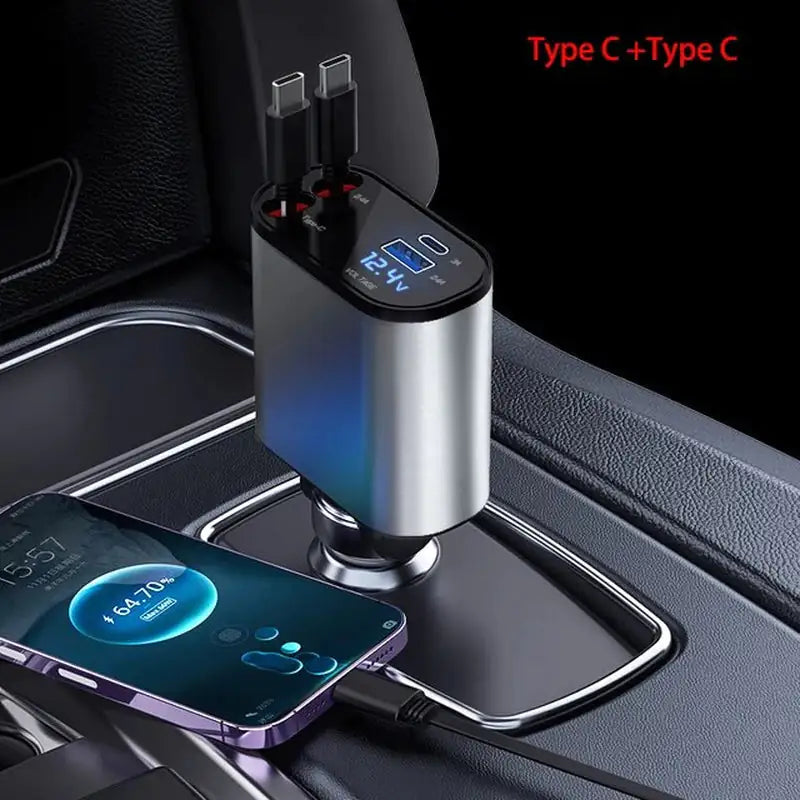 Retractable Car Charger - Glide Goods LLC