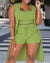 Women's Solid Color Midi Umbrella Skirt - Glide Goods LLC