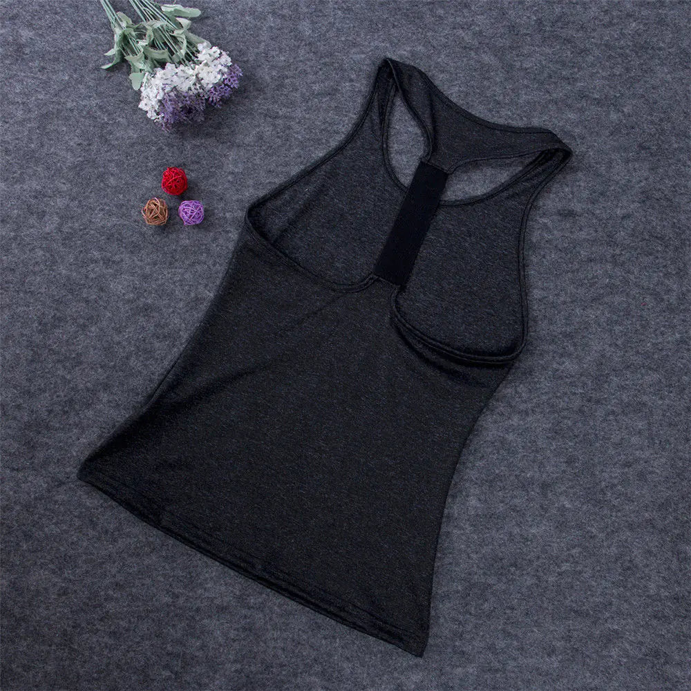 Casual Sleeveless Women  Yoga Shirts - Glide Goods LLC