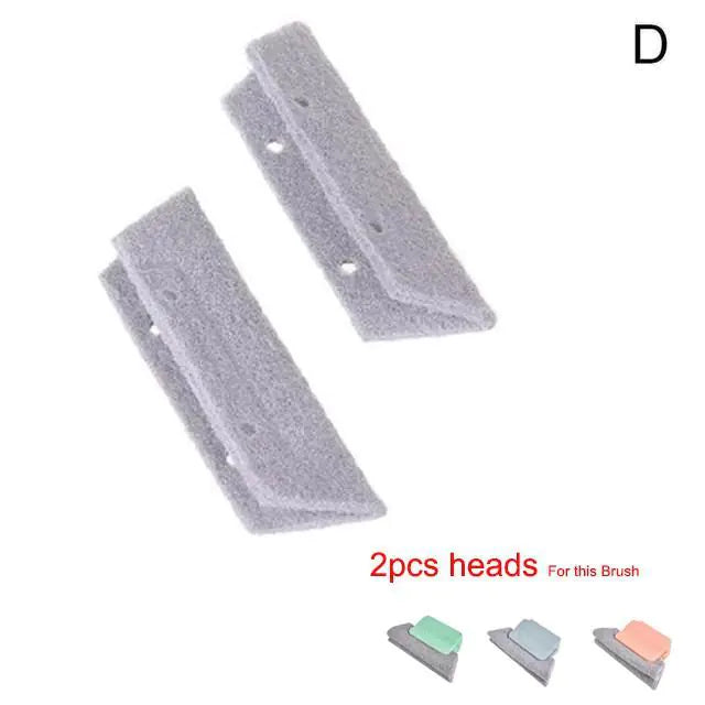 Window Groove Cleaning Tool with Brush and Cloth - Glide Goods LLC