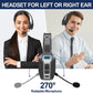 Trucker Bluetooth 5.2 Wireless Headset With Noise Cancelling Mic For Phones PC - Glide Goods LLC