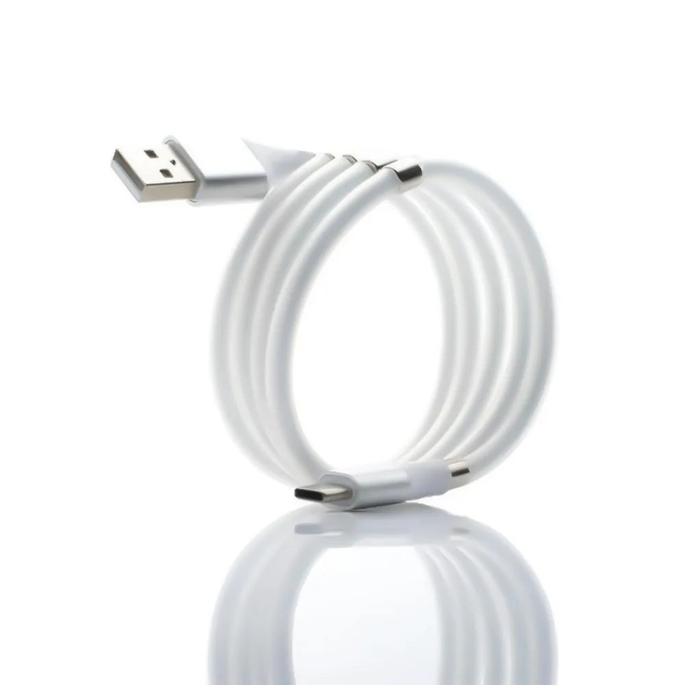 Magnetic USB Cable Charger for Mobile Phones: Fast Charge, Micro USB & Type C - Glide Goods LLC