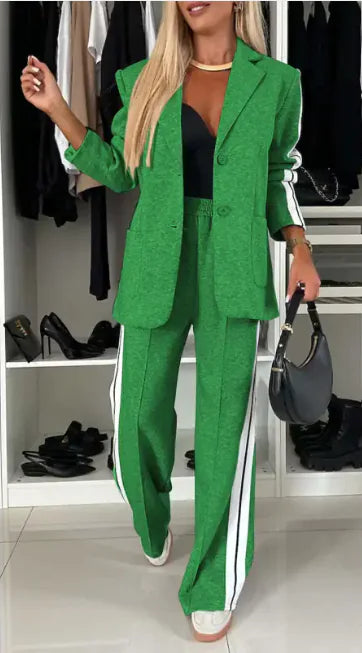 Seasonal Elegance Lapel Suit - Glide Goods LLC