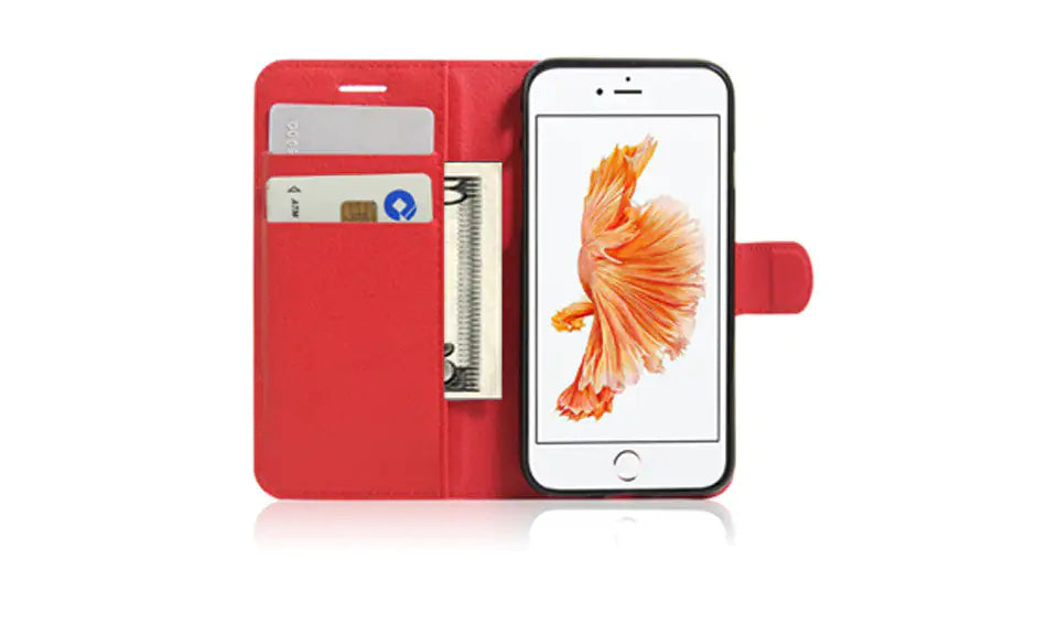 iPhone Solid Case with Wallet And Stand - Glide Goods LLC