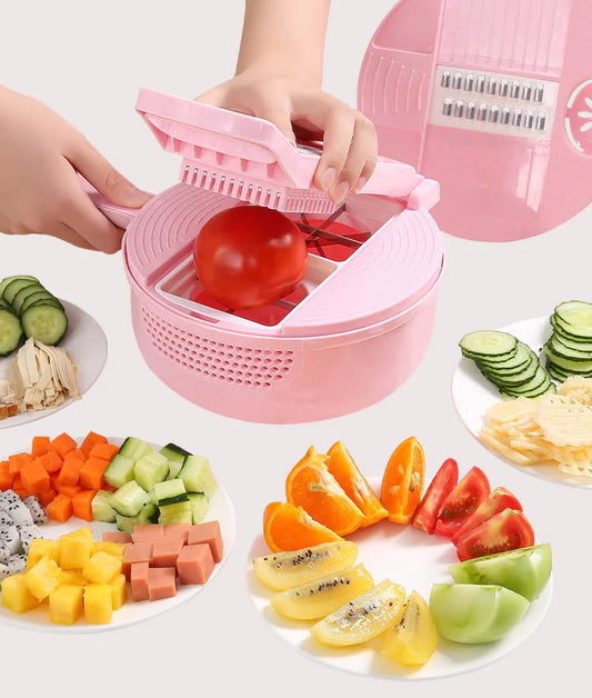 Press One-piece Multifunction cutter and slicer - Glide Goods LLC