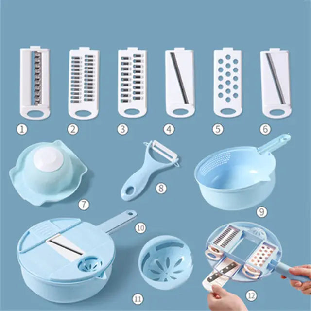 8-In-1 Multifunctional Kitchen Gadget - Glide Goods LLC