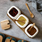 Marble Pattern Ceramic Kitchen Seasoning Tank Set - Glide Goods LLC