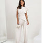 Women's Elegant Summer Two-Piece Set with Top & Pants - Glide Goods LLC