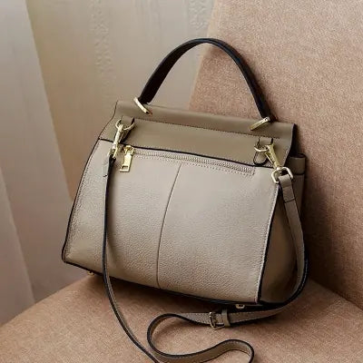 Genuine Leather Women's Handbag and Crossbody Tote - Glide Goods LLC