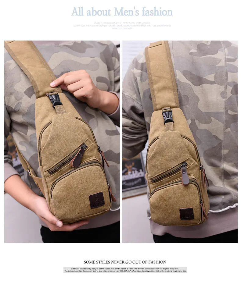 Chest Bag, Crossbody Bag, Cycling Bag - Glide Goods LLC