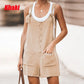 2023 Summer Women’s Casual Loose Wide Leg Jumpsuit