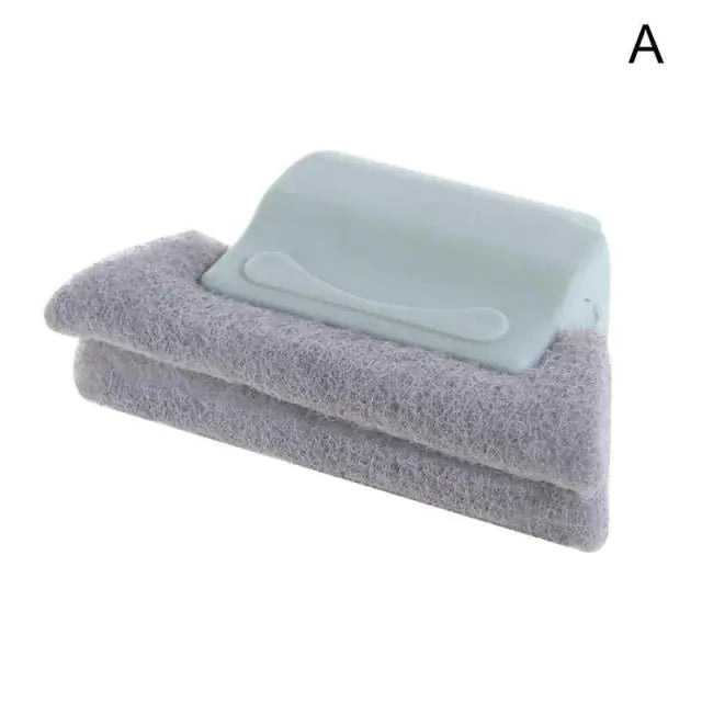 Window Groove Cleaning Tool with Brush and Cloth - Glide Goods LLC