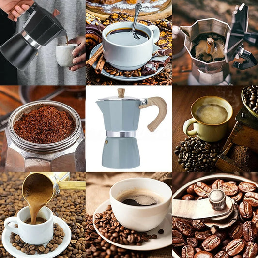 Portable Octagonal Espresso Coffee Maker - Glide Goods LLC