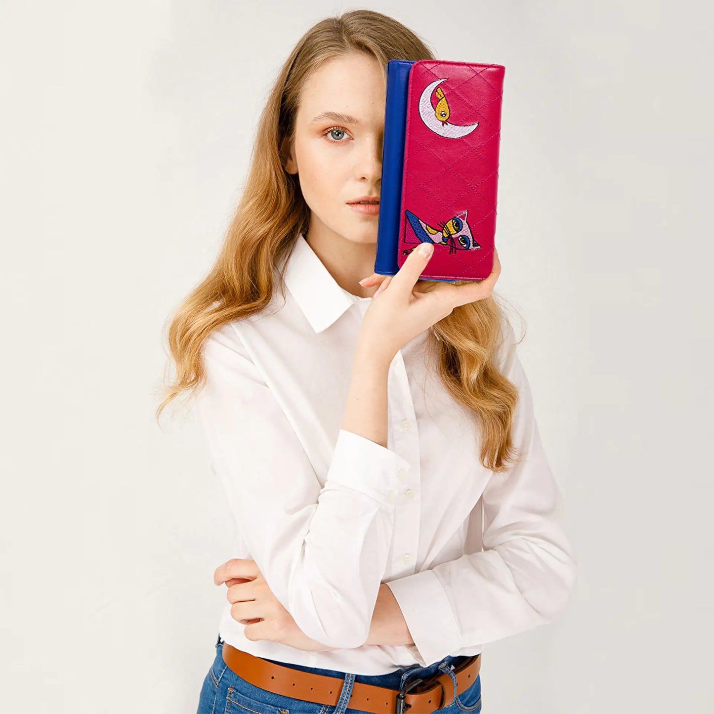 Biggdesign Owl and City Embroidered Wallet - Glide Goods LLC