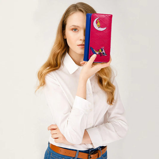 Biggdesign Owl and City Embroidered Wallet - Glide Goods LLC