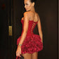 Strapless Mini Ball Gown - Glide Goods LLC