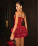 Strapless Mini Ball Gown - Glide Goods LLC