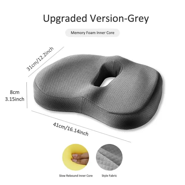 Memory Foam Seat Cushion - Glide Goods LLC