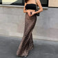 Leopard Print Dress Fashion Mermaid Skirt Womens Clothing - Glide Goods LLC