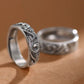 999 Sterling Silver Auspicious Cloud Solid Ring