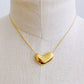 Bold Molten Heart Necklace - Glide Goods LLC