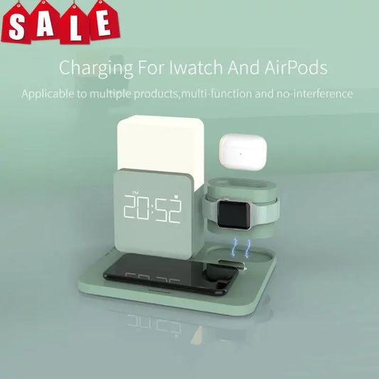 Wireless Charging Clock - Glide Goods LLC