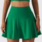 Tennis Skirt Fitness Badminton Fake Two Piece Sport - Glide Goods LLC