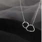 Sterling Silver and Gold Geometric Square Necklace - Glide Goods LLC