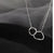 Sterling Silver and Gold Geometric Square Necklace - Glide Goods LLC