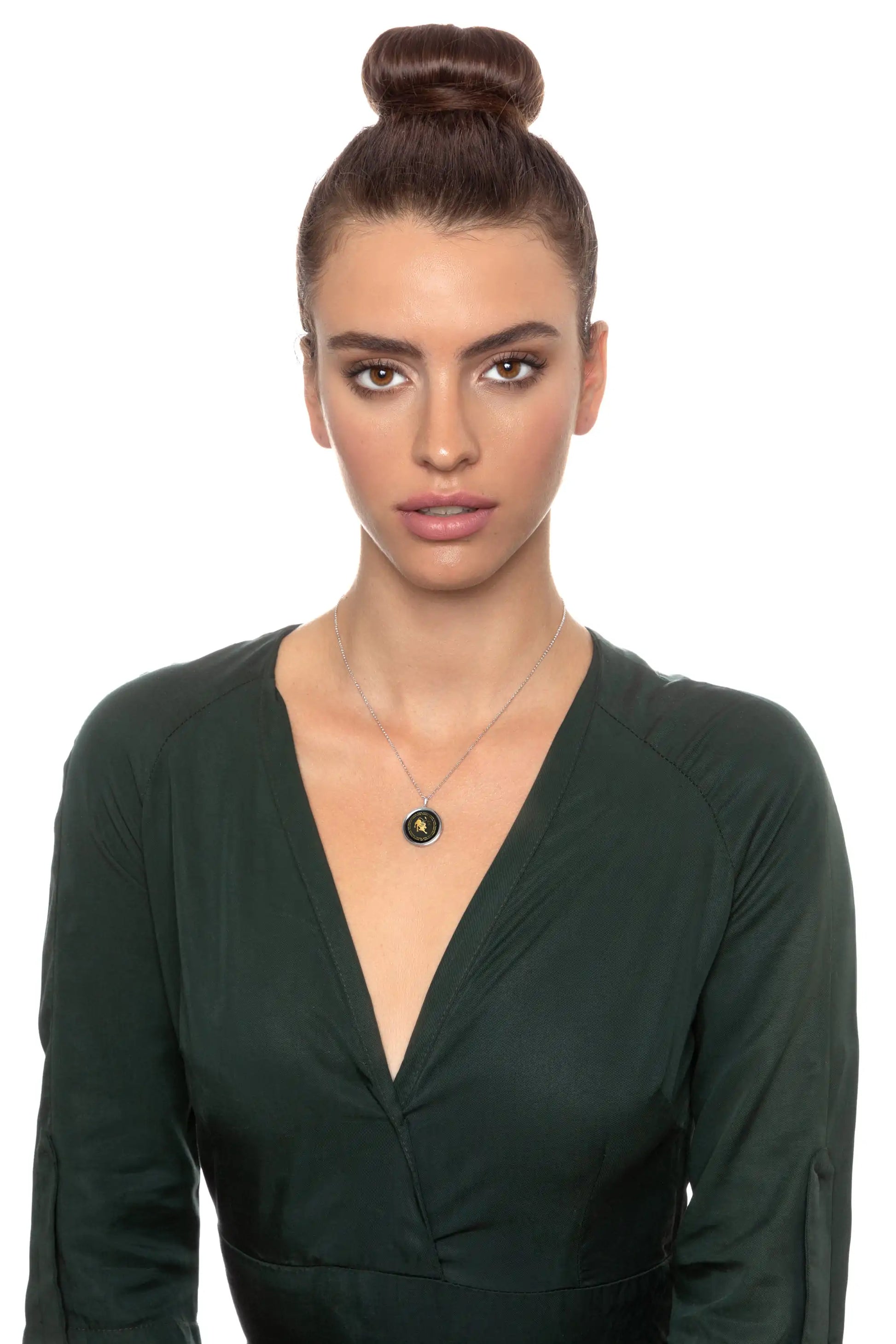 Leo Necklaces for Lovers of the Zodiac 24k Gold Inscribed - Glide Goods LLC