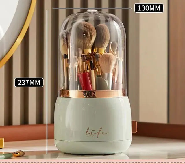 Rotating Makeup Brush Storage - Glide Goods LLC