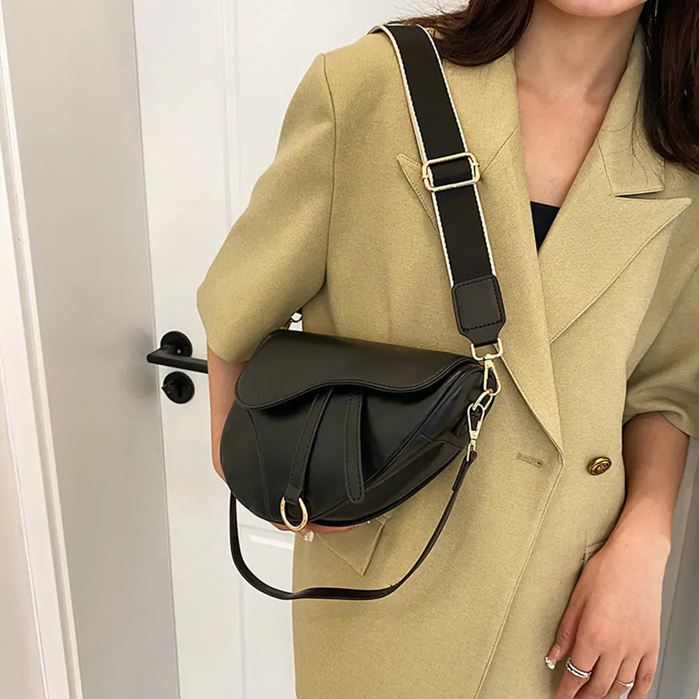 Luxury Designer Women's PU Leather Crossbody Bag 2023 - Glide Goods LLC