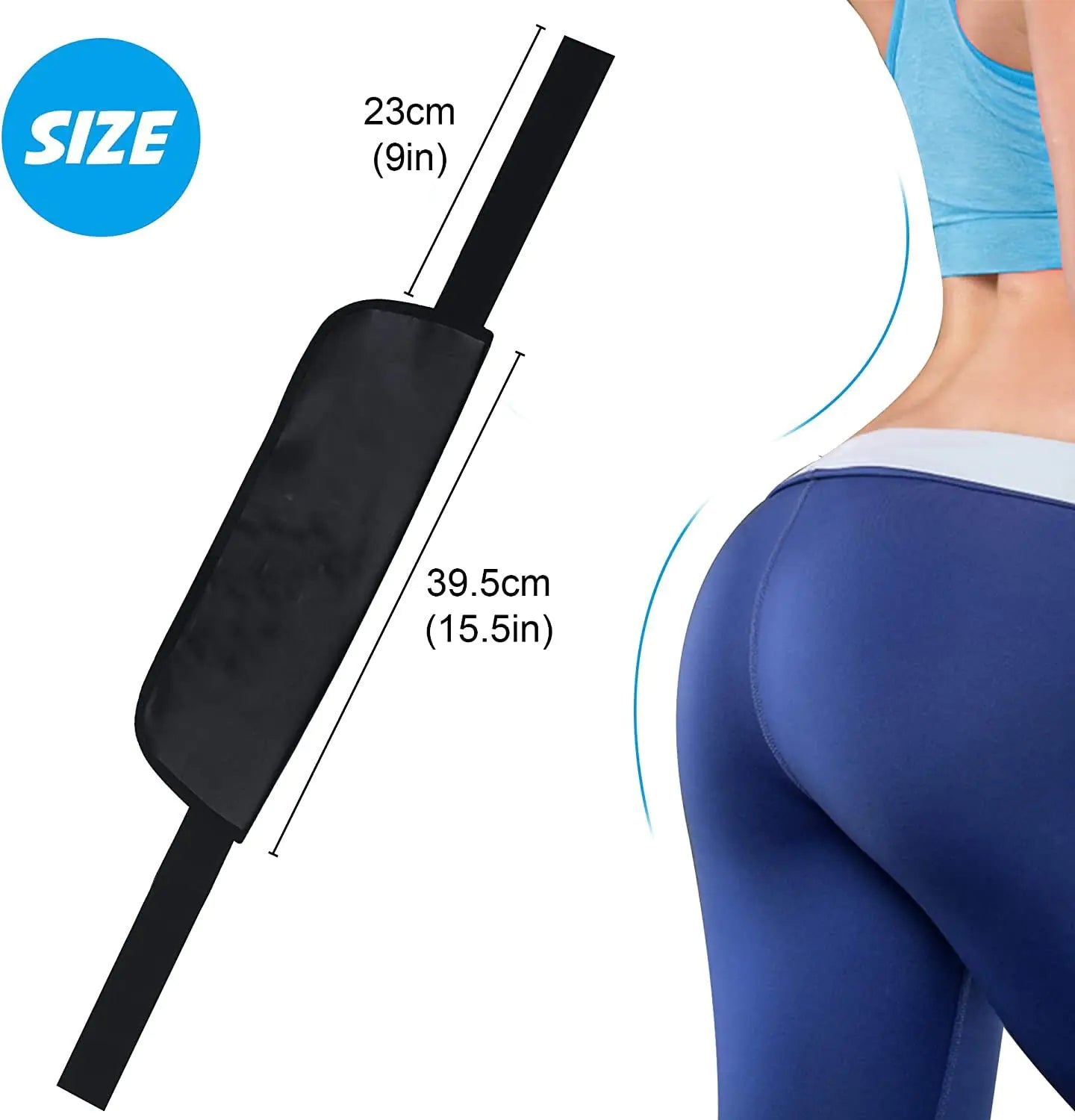 Hip Thrust Belt Glute Bridge Pad - Glide Goods LLC