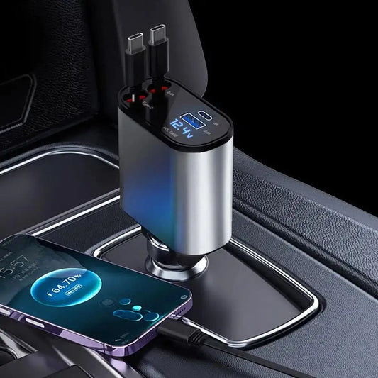 Retractable Car Charger - Glide Goods LLC