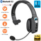 Trucker Bluetooth 5.2 Wireless Headset With Noise Cancelling Mic For Phones PC - Glide Goods LLC