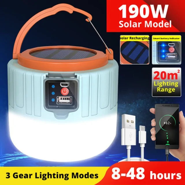 Camping Solar Light - Glide Goods LLC
