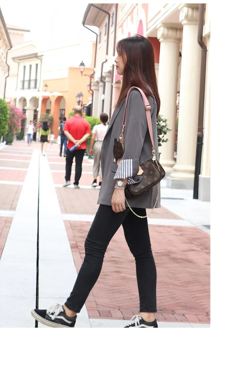 Three Piece Purse Bags - Glide Goods LLC