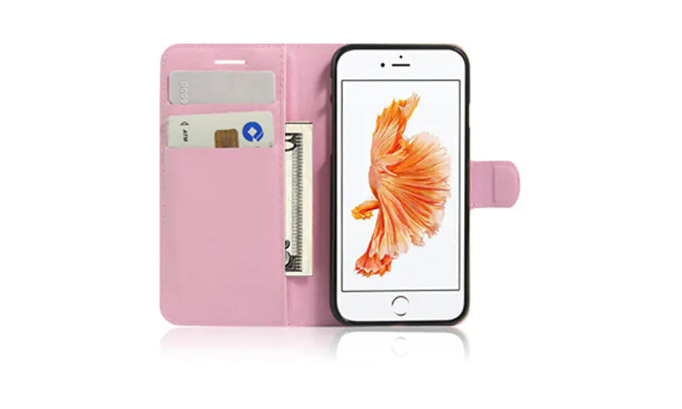 iPhone Solid Case with Wallet And Stand - Glide Goods LLC
