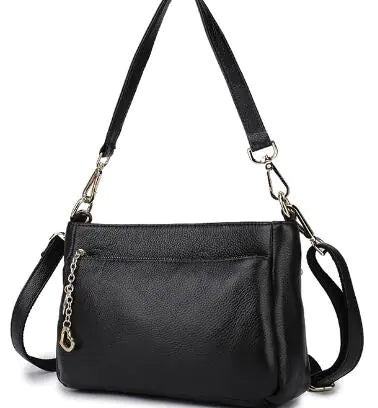 Genuine Leather Crossbody Bag - Women's Shoulder Bag (One) - Glide Goods LLC