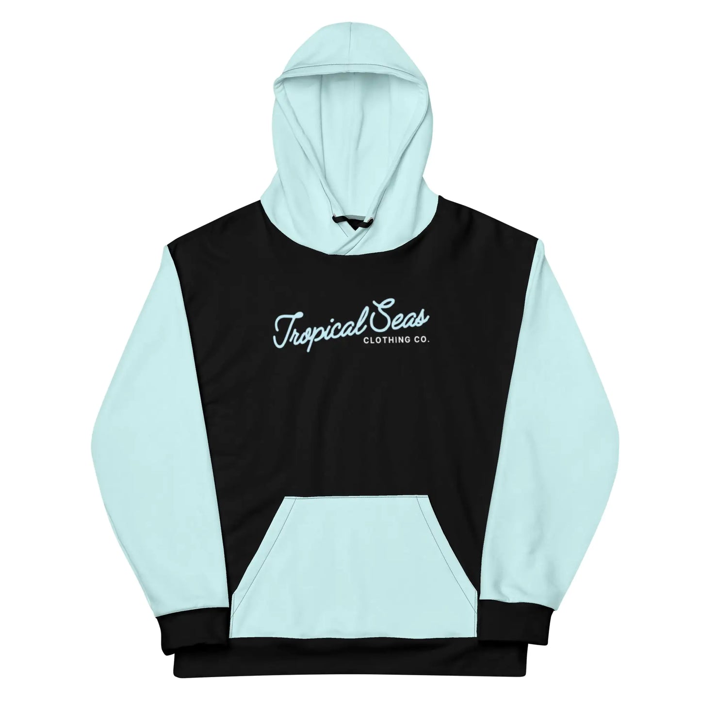 Bahama Blue Two-Tone Tropical Seas Hoodie - Glide Goods LLC