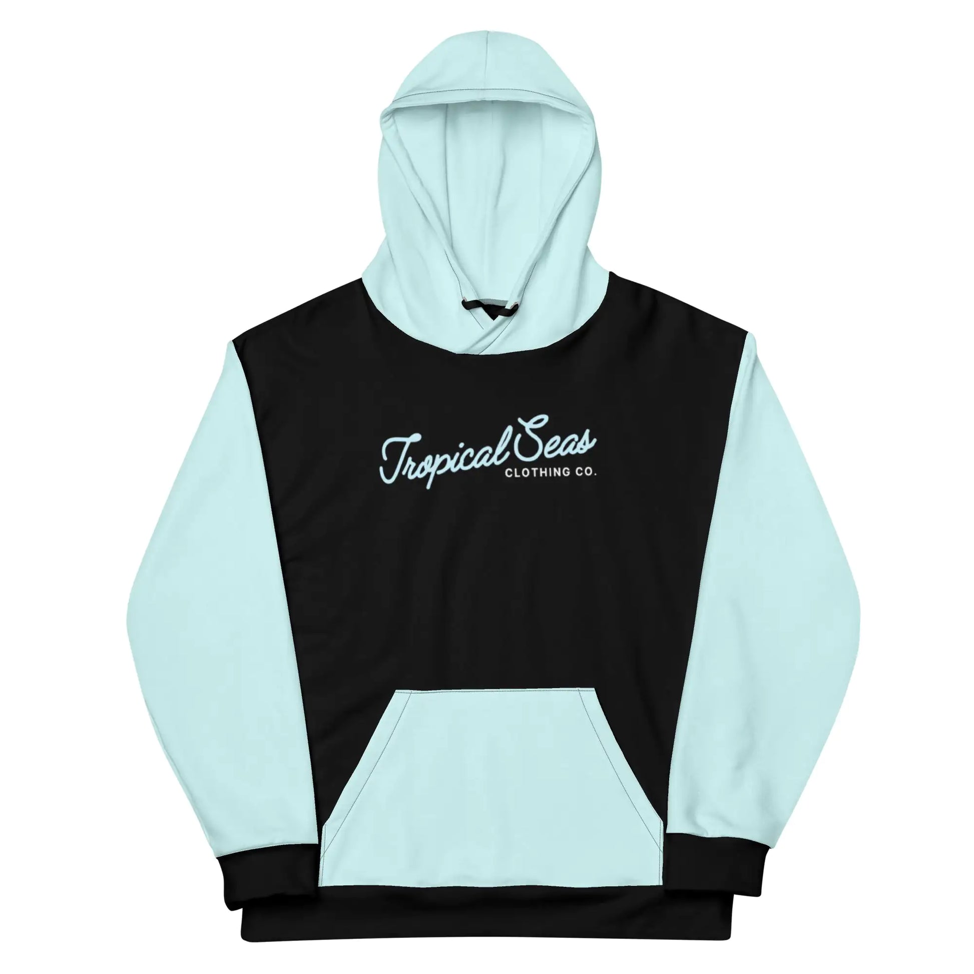 Bahama Blue Two-Tone Tropical Seas Hoodie - Glide Goods LLC